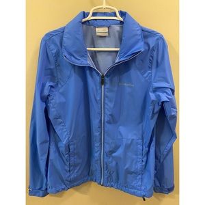 Columbia Blue Rain Jacket